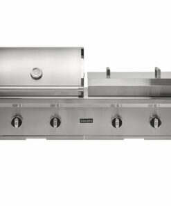 Coyote 50 Combo Built-In Gas and Flat Top Grill