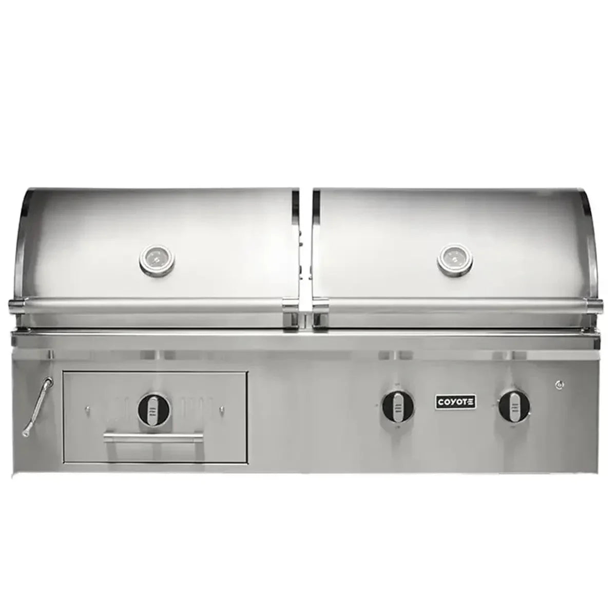 Coyote 50 Hybrid Built-In Gas and Charcoal Grill