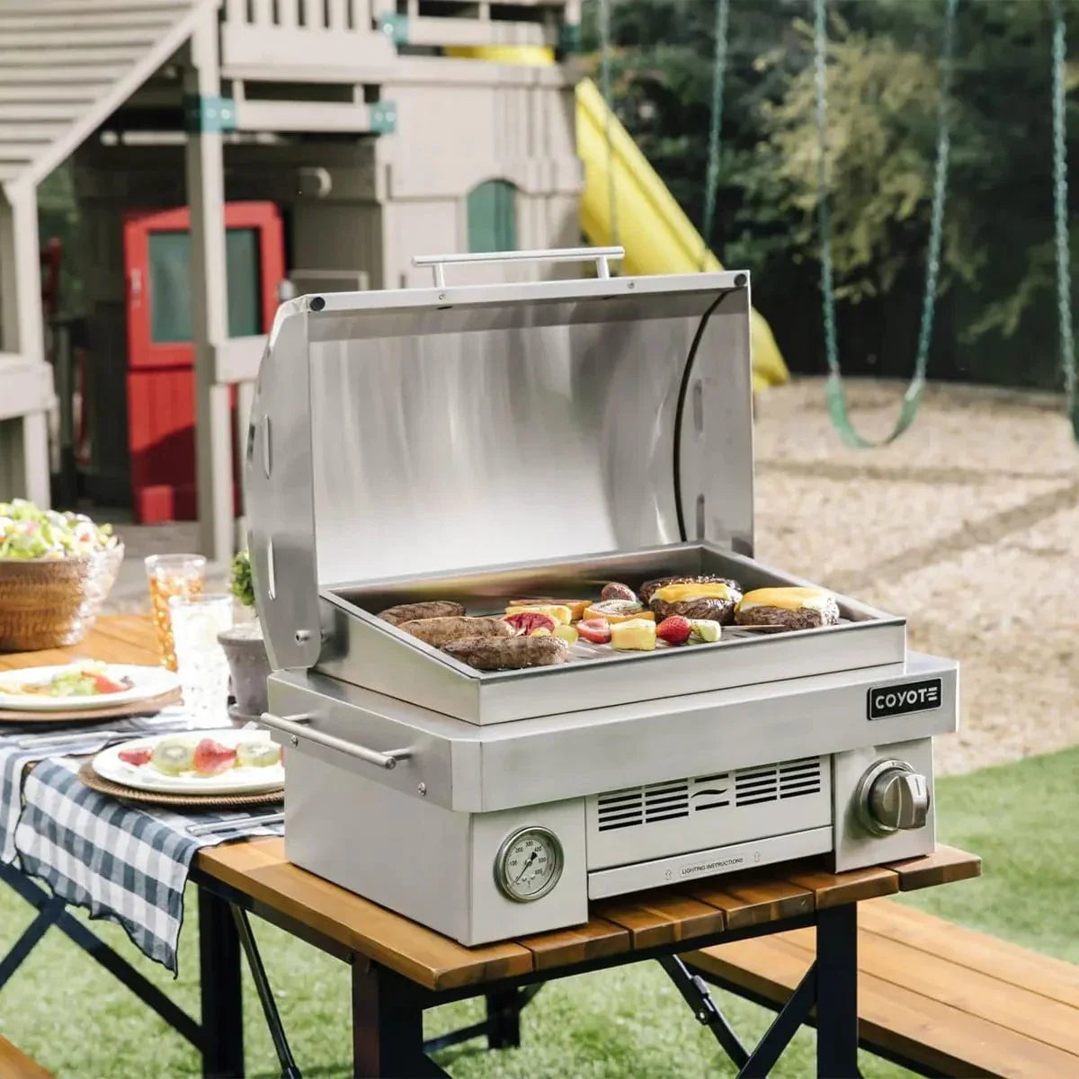 Coyote Portable Grill; Infinity burner up to 20.000 btu; LP Gas ONLY - Image 4