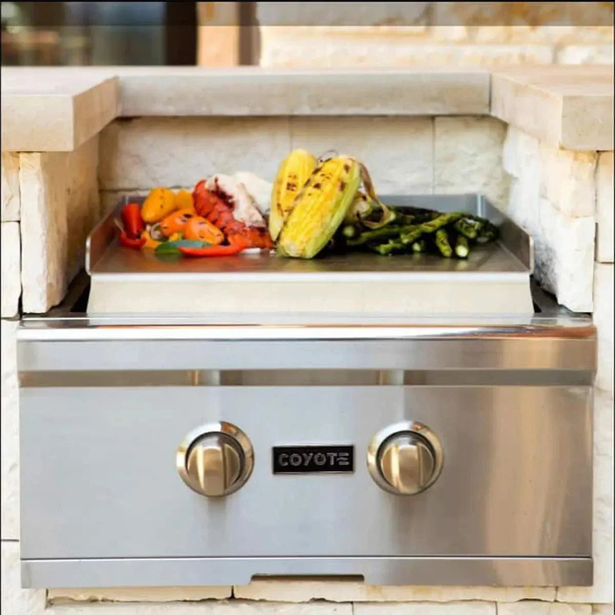 Coyote Teppanyaki Griddle Accessory for Power Burner - Image 2