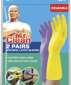 Small Reusable Latex Gloves. 2 Color. 2 Pairs