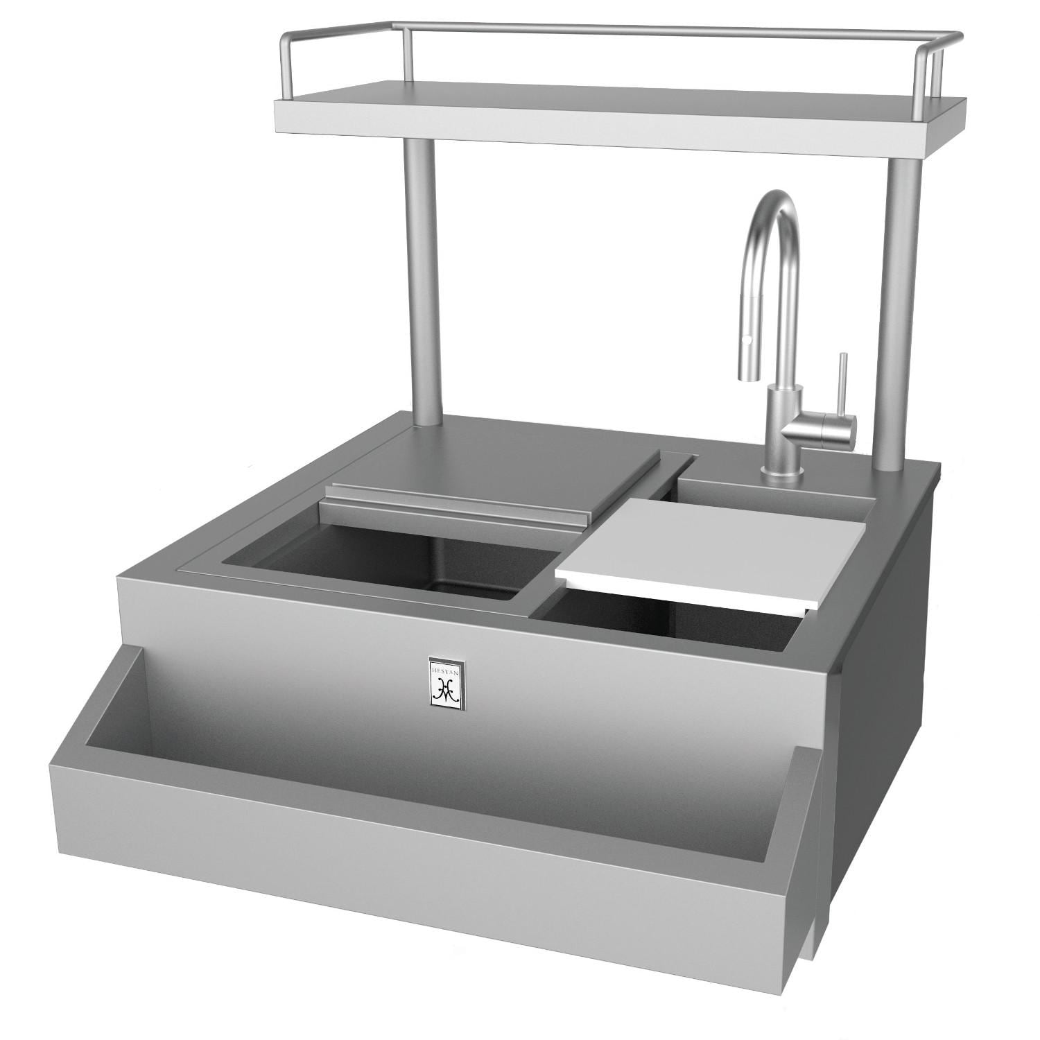 Hestan: 30 Refreshment Center with 30 High Shelf