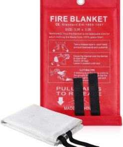 Emergency Fire Blankets for Home Kitchen - Mondoshop Fiberglass Fireproof Blankets for Camping. Picnic. Fireplace. School. Grill. Car. Office. Warehouse