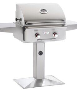 American Outdoor Grill: 24 AOG Grill on Pedestal. NG (LP Conversion Kit Included)