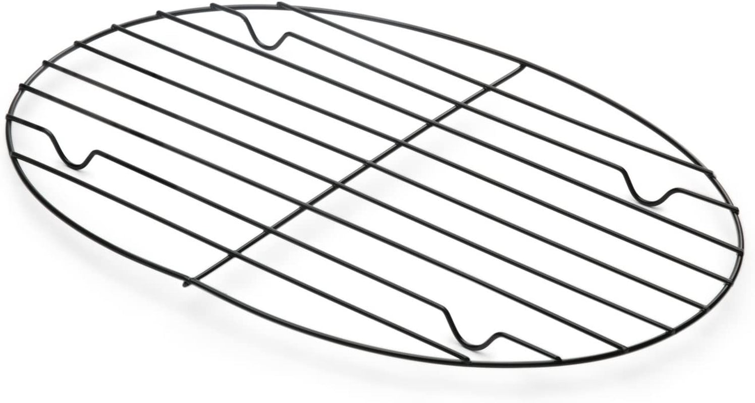 Fox Run - 57213 Fox Run Non-Stick Oval Roasting/Cooling Rack. 11.25 X 8.25 X 0.5 Inches. Metallic - Image 2