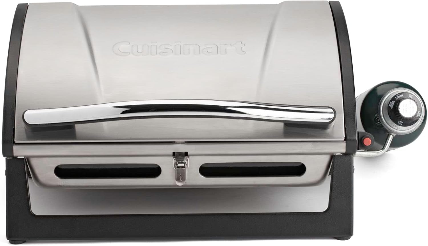 Cuisinart Grillster Portable Gas Grill. Stainless Steel Compact BBQ Grill with Locking Lid for Easy Transport. 8000 BTU Propane Grill with Dishwasher Safe Cooking Grate. Small Grill for Camping & Bbqs - Image 7