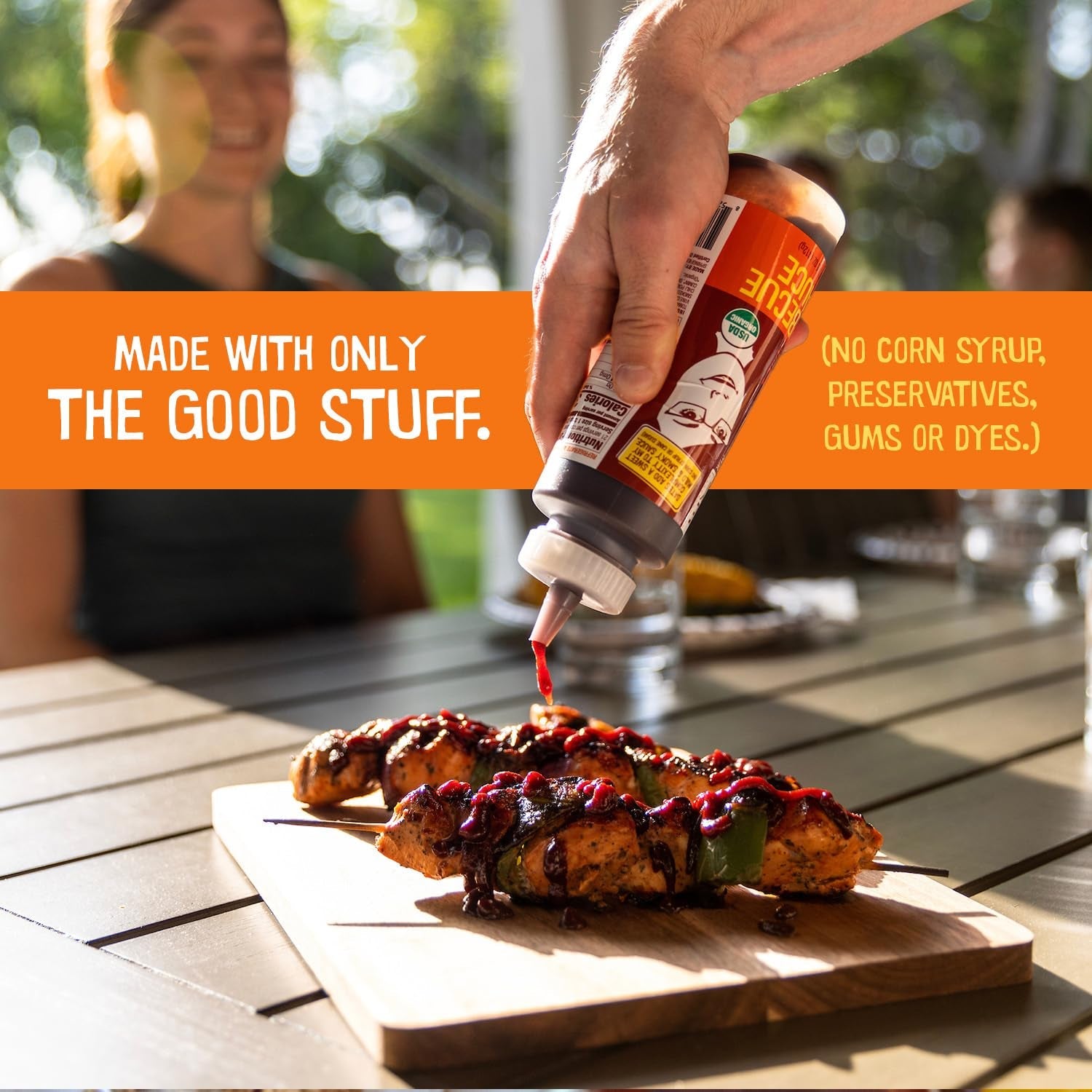 Organic BBQ Sauce | Gluten Free | Paleo Friendly | No Corn Syrup or Cane Sugar | No Added Flavors or MSG (2-Pack) Vegan Sauce - Image 3