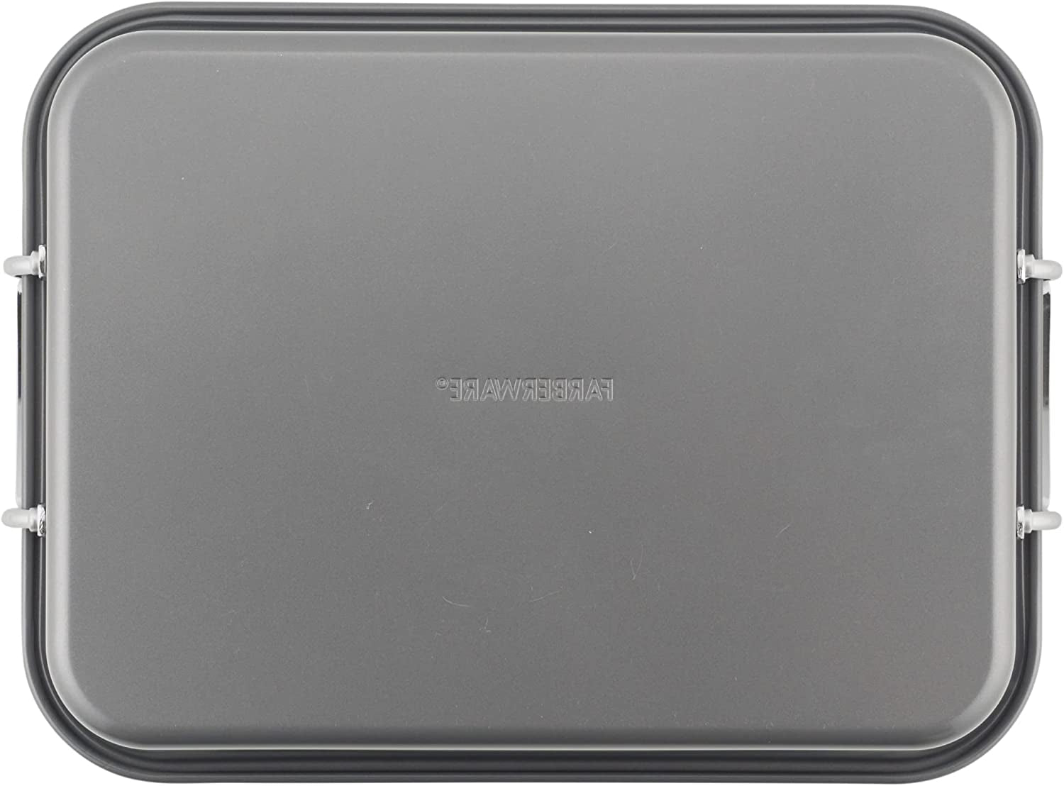 Farberware Bakeware Nonstick Steel Roaster with Flat Rack. 11-Inch X 15-Inch. Gray - Image 13