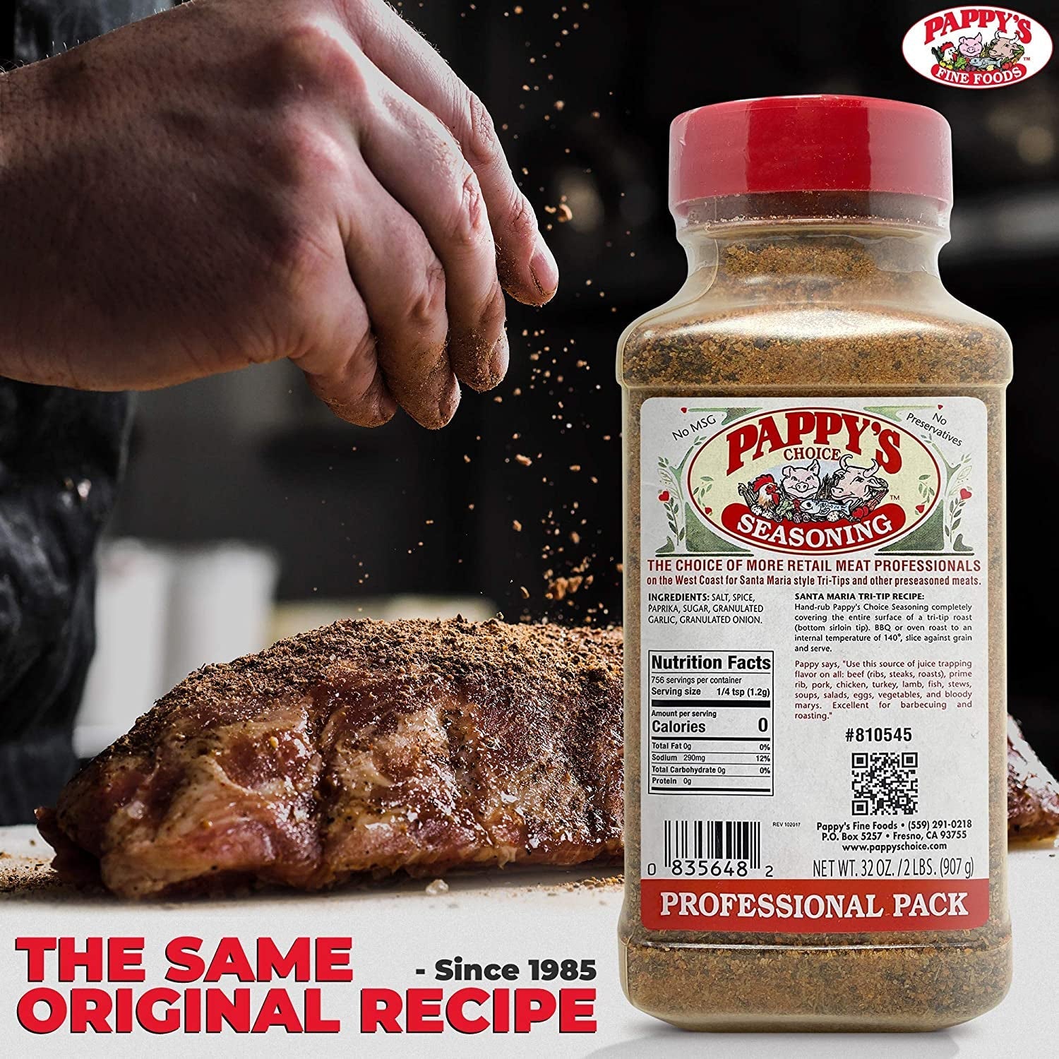 Pappy'S Choice Seasonings - Original. Perfect for Bbq and Smoked Brisket. Steak. Beef. Chicken. Fajita. Hogs. Rib. Seafood. Bagel. Popcorn. Jerk. Pizza and More. - Image 3
