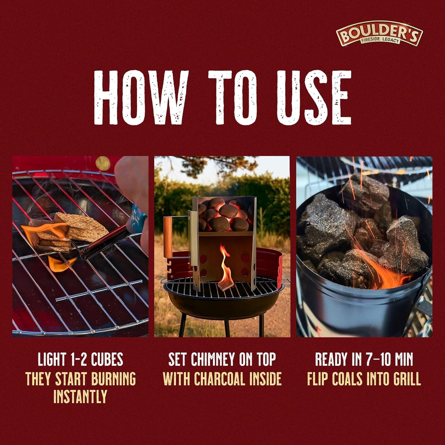 Fire Starter Cubes. 160 Pcs - Bulk Pack - Fast Grill BBQ Charcoal Start - Odorless & Waterproof - Firestarter Squares for Campfire. Outdoor Fire Pit. Wood Stove. Fireplace. Logs - Camping Essentials - Image 5