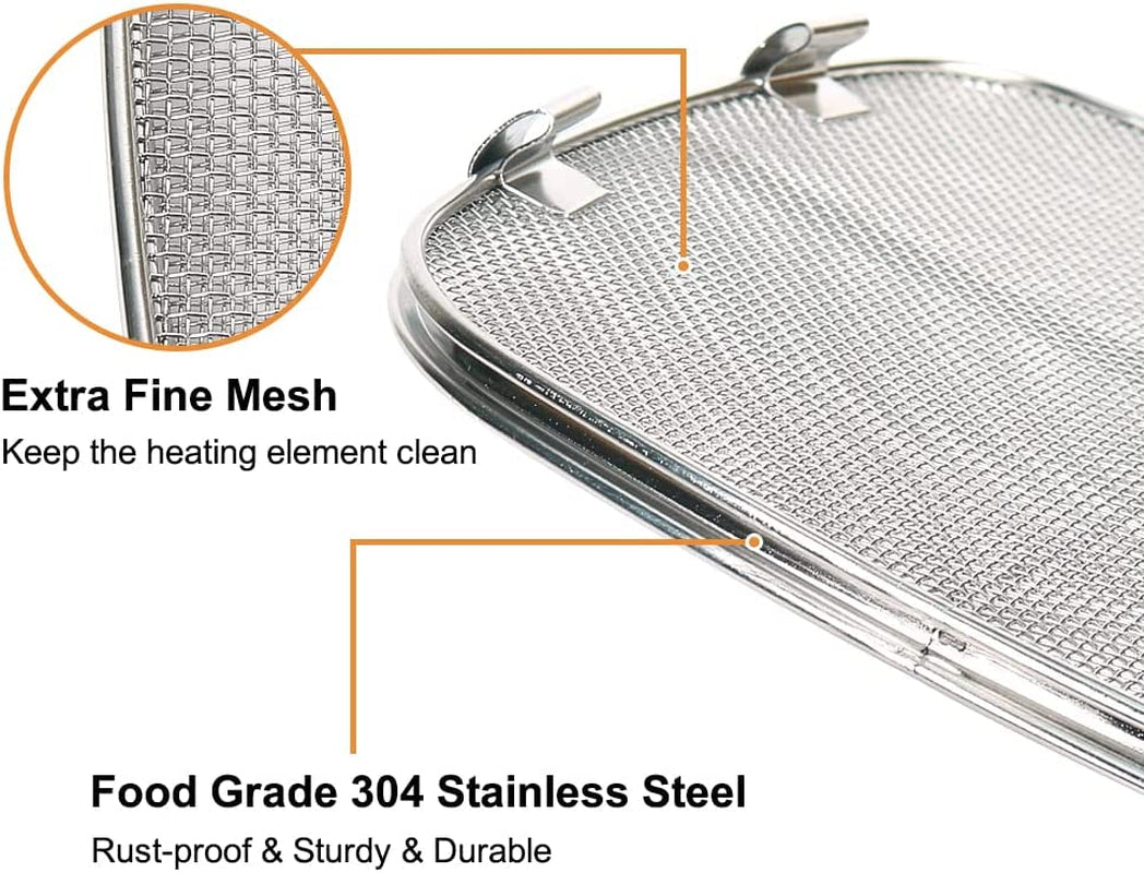 Stainless Steel Splatter Shield for Ninja Foodi AG301. Air Fryer Accessories for Ninja Foodi 5-In-1 Indoor Grill. Replacement Parts for Ninja Foodi AG300. AG300C.AG301C. AG302. AG400 - Image 4