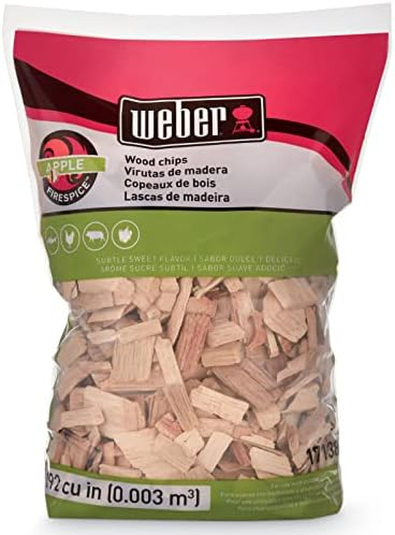 Weber Apple Wood Chips. for Grilling and Smoking. 192 Cu. In - Image 4