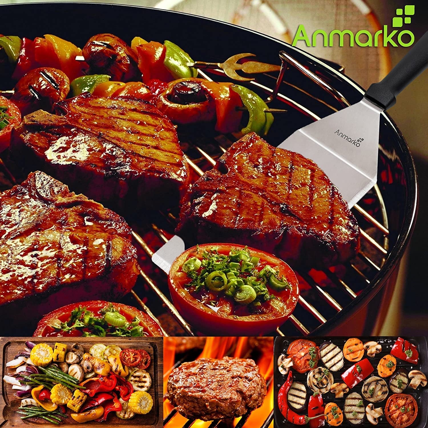 Big Metal Griddle Spatula - Grill Spatula 4 X 8 in Large Burger Smasher Hamburger Turner Scraper - Pancake Flipper - Great for BBQ Grill and Flat Top Griddle - Commercial Grade - Image 4