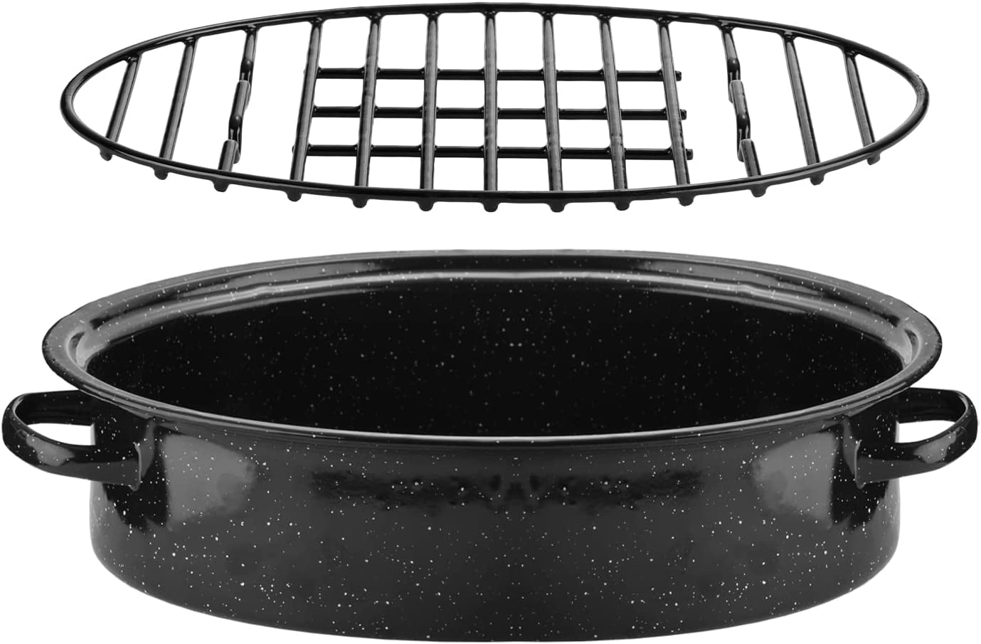 Roasting Rack with Integrated Feet. Cooling Drying Rack Kitchen Rack with Enameled Coating. PTFE Free. Great for Cooking. Roasting. Drying. Grilling. 12Inch*8.5Inch by KENDANE - Image 4