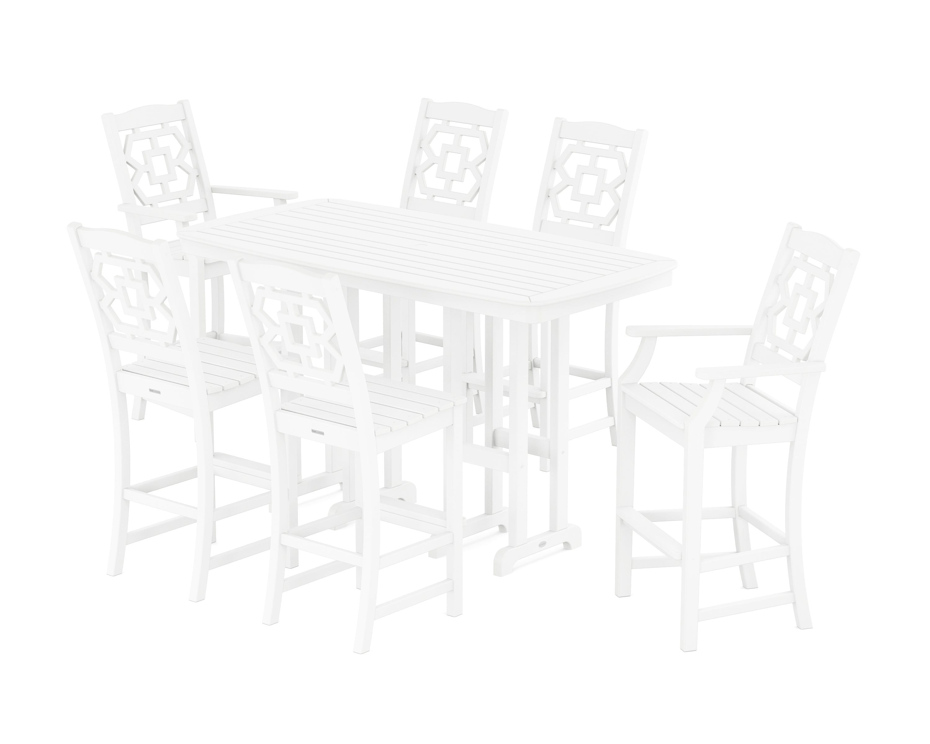 Polywood: Chinoiserie 7-Piece Bar Set - Image 7
