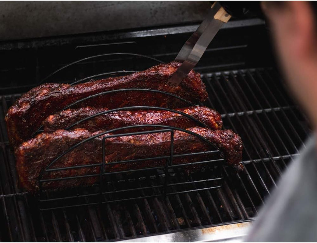 Steven Raichlen Signature Series SR8017 Stainless Steel Ultimate Rib Rack - Image 4