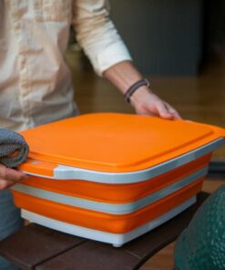 Drip EZ: Collapsible BBQ Prep Tub W/ Lid