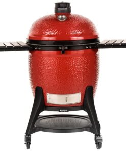 Kamado Joe:  Big Joe III w/ Cart. Hyperbolic Insert. Aluminum Side Shelves. Heat Def. D&C. Tools