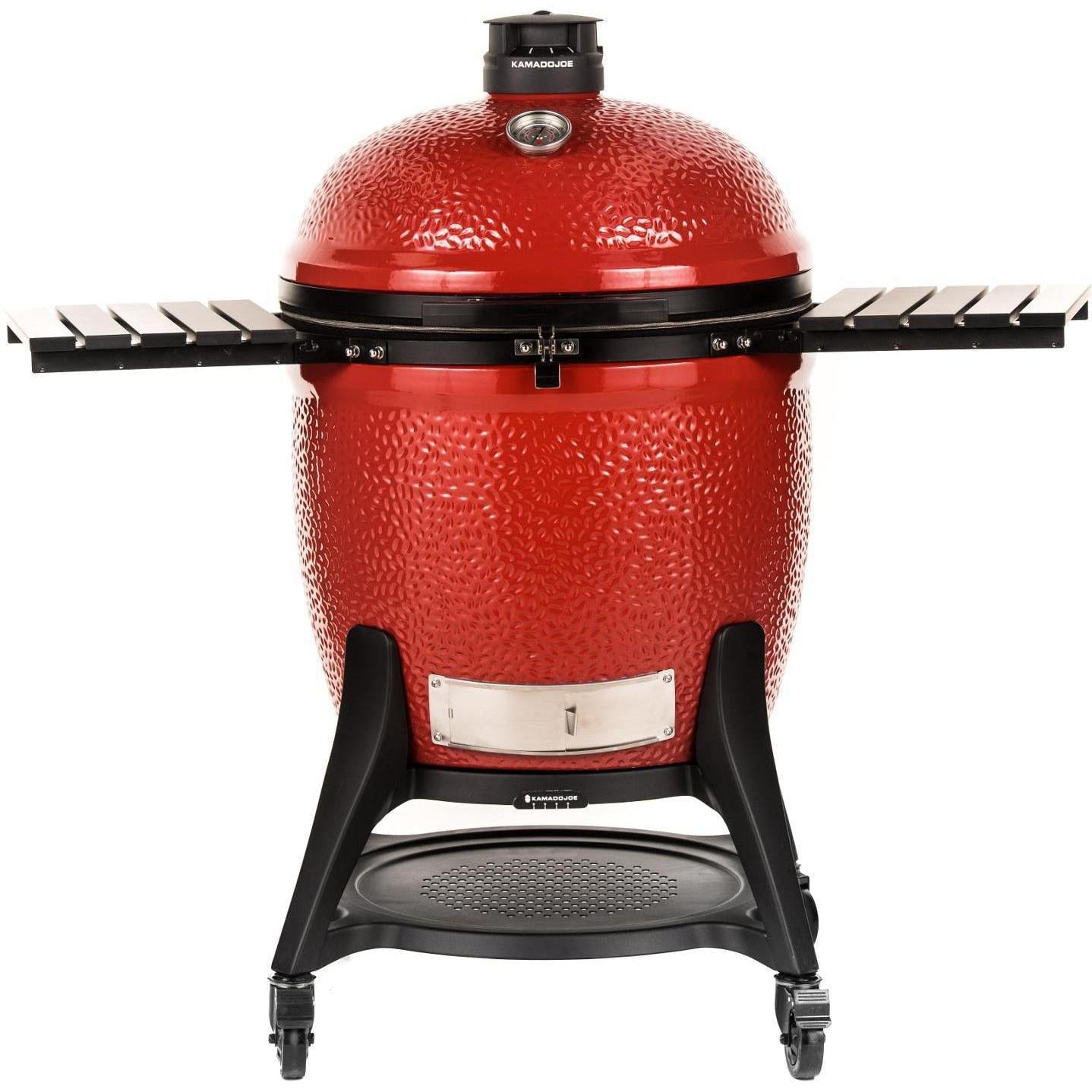 Kamado Joe: Big Joe III w/ Cart. Hyperbolic Insert. Aluminum Side Shelves. Heat Def. D&C. Tools
