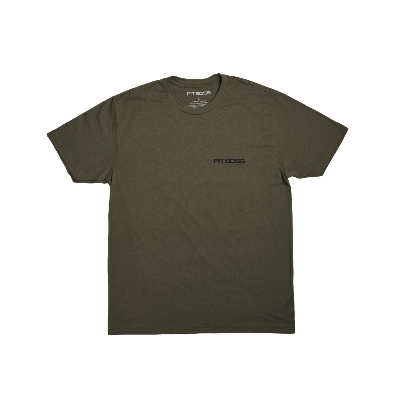 Vertical Flag Men's T-Shirt - Military Heather Green - Image 3