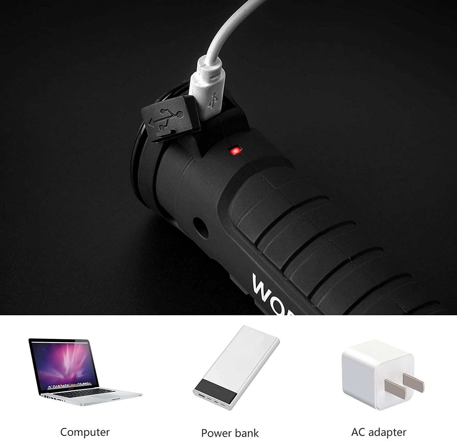 Tool Gifts for Men 2Pack Rechargeable LED Work Lights with Magnetic Base. 360° Rotation.Versatile Lighting for Repairs. Outdoors.Handyman Tools.Ideal Christmas Addition for Men - Image 6