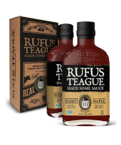 Rufus Teague - Whiskey Maple BBQ Sauce - Premium Barbecue Sauce - 15.25 Oz. Bottles - 2 Pack