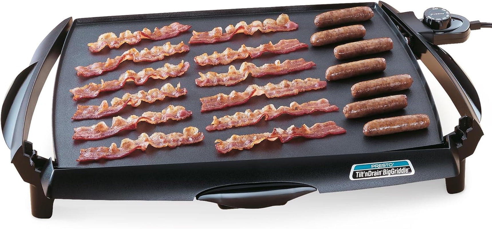 Presto 07046 Tilt 'N Drain Big Griddle Cool-Touch Electric Griddle - Image 3