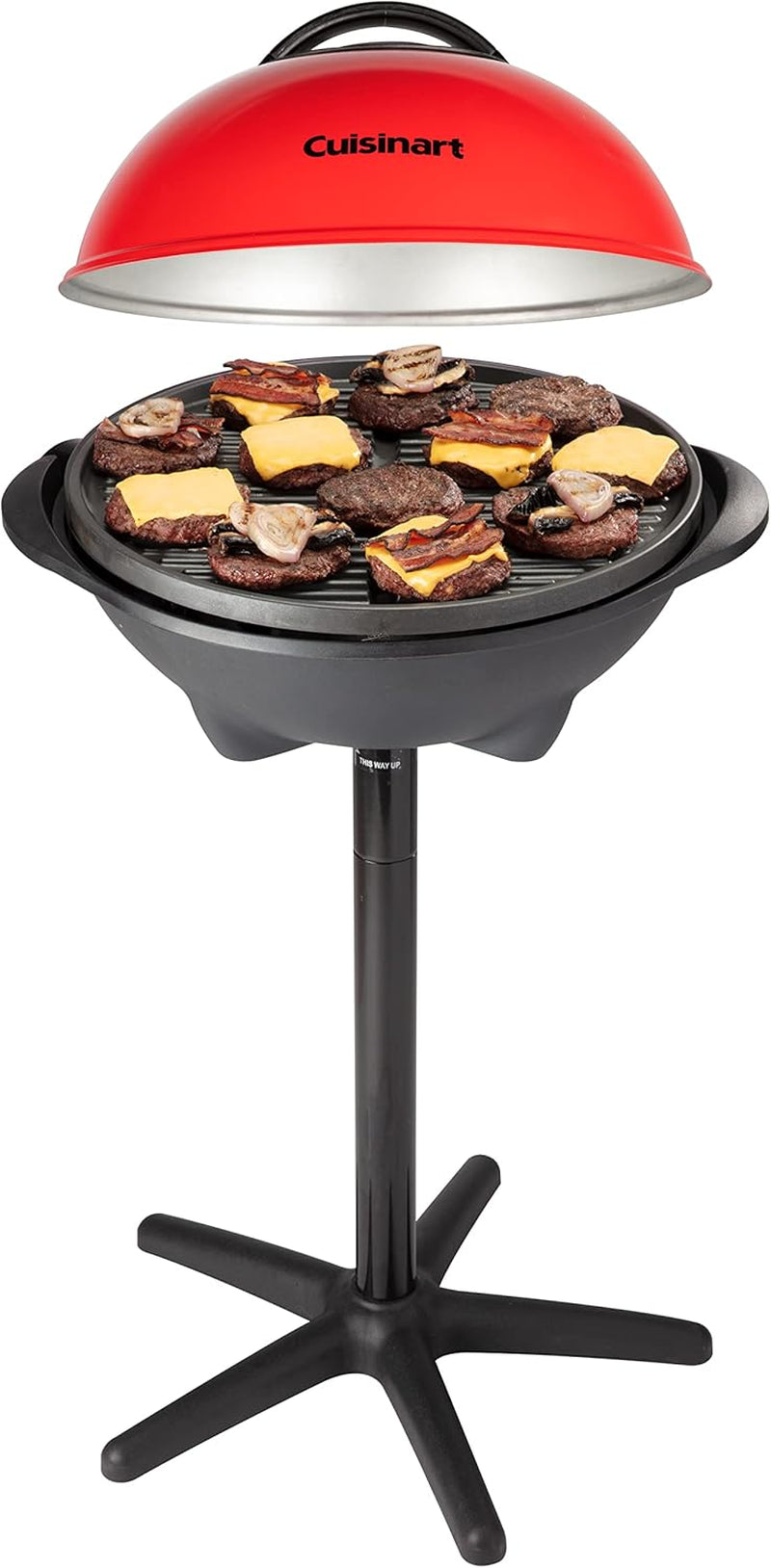 Cuisinart Indoor/Outdoor Electric Grill. 2-In-1 Portable BBQ with Non-Stick Cooking Surface. Electric Grill Outdoor with Adjustable Heat. Stand/Tabletop Options for Cookouts. Barbecues. Small Spaces - Image 11