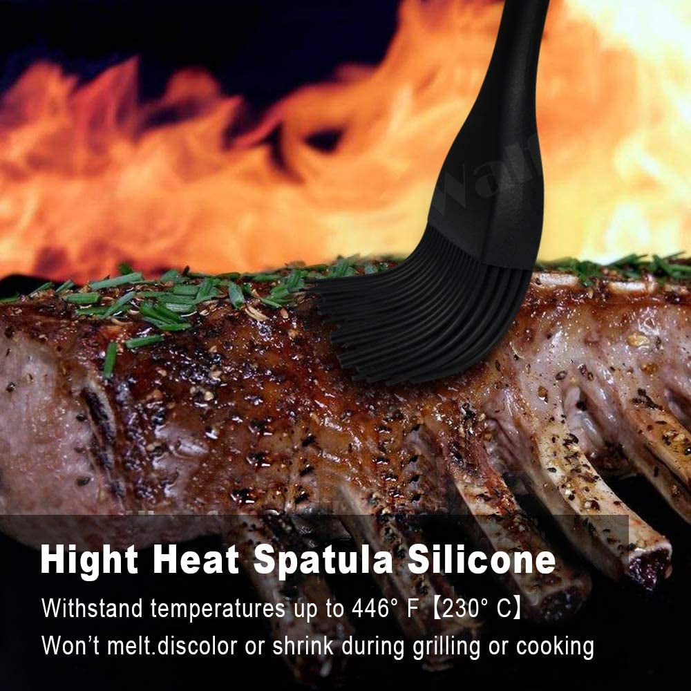 Walfos Silicone Grill and Cooking Gloves plus Pork Shredder Claws plus Silicone Basting Brush - Heat Resistant and Non-Slip. Safe Cooking and Grilling for Indoor & Outdoor. Superior Value Premium Set - Image 8