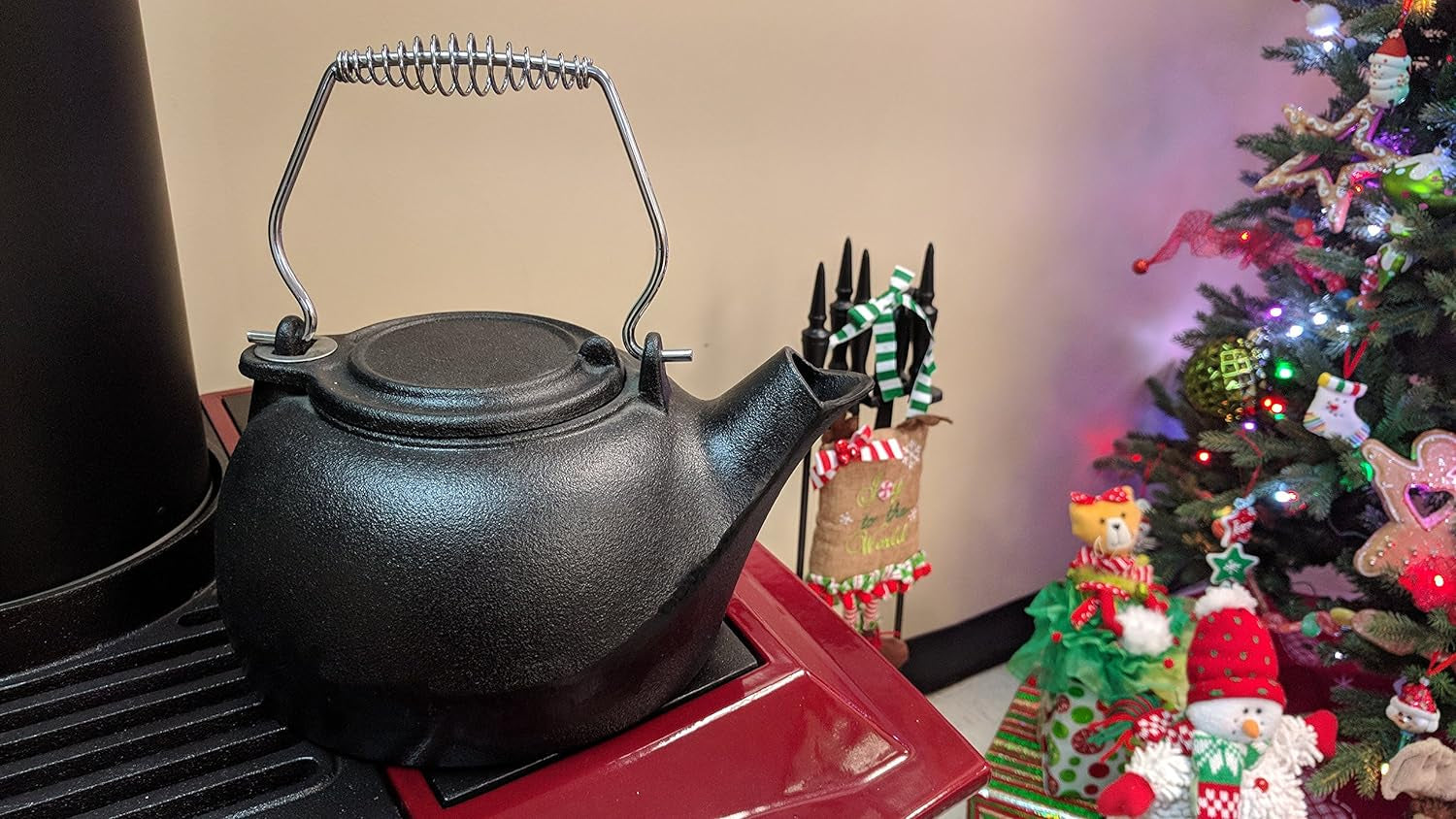 US Stove Company Kettle Fireplace 3Qt Black. L - Image 4