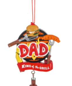 Dad: King of the Grill Ornament