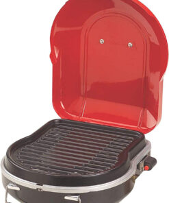 Fold N Go 1-Burner Propane Grill. Lightweight & Portable Grill with Push-Button Starter. Adjustable Horseshoe Burner. Built-In Handle. & 6.000 Btus of Power for Camping. Tailgating. Grilling