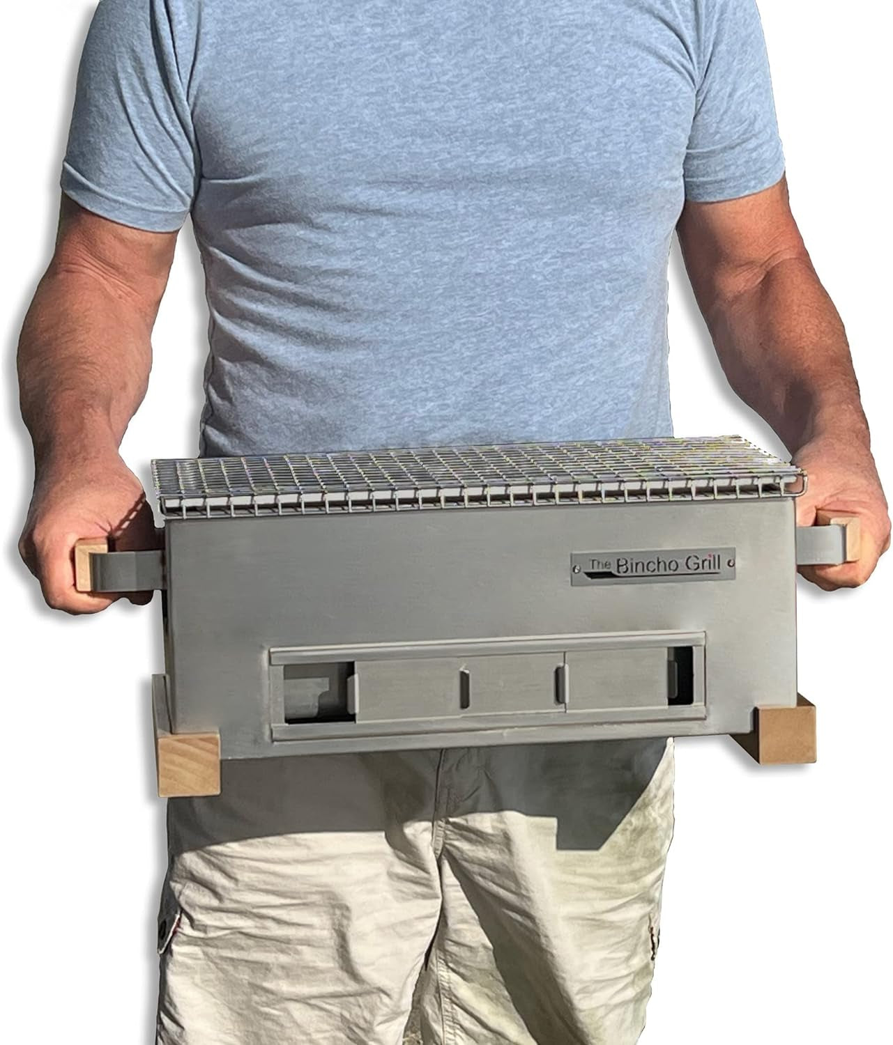 MG-168 Yakitori Tabletop Charcoal Griller-Mini Japanese Style Hibachi - Image 9