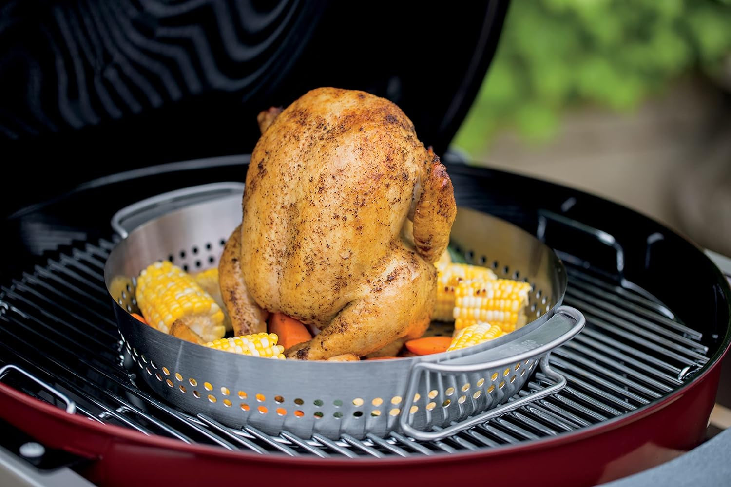 Weber Master-Touch 22 Charcoal Grill. Smoke - Image 2