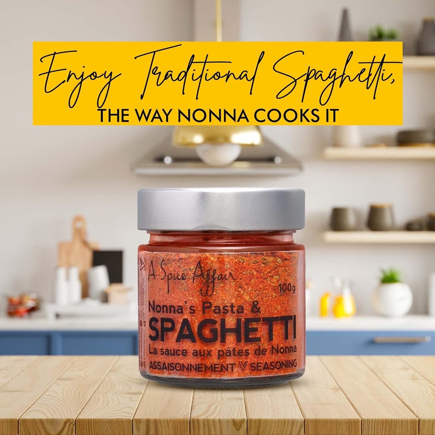 Spaghetti Nonna'S Seasoning a Spice Affair. 100G (3.5 Oz) Jar - Image 3