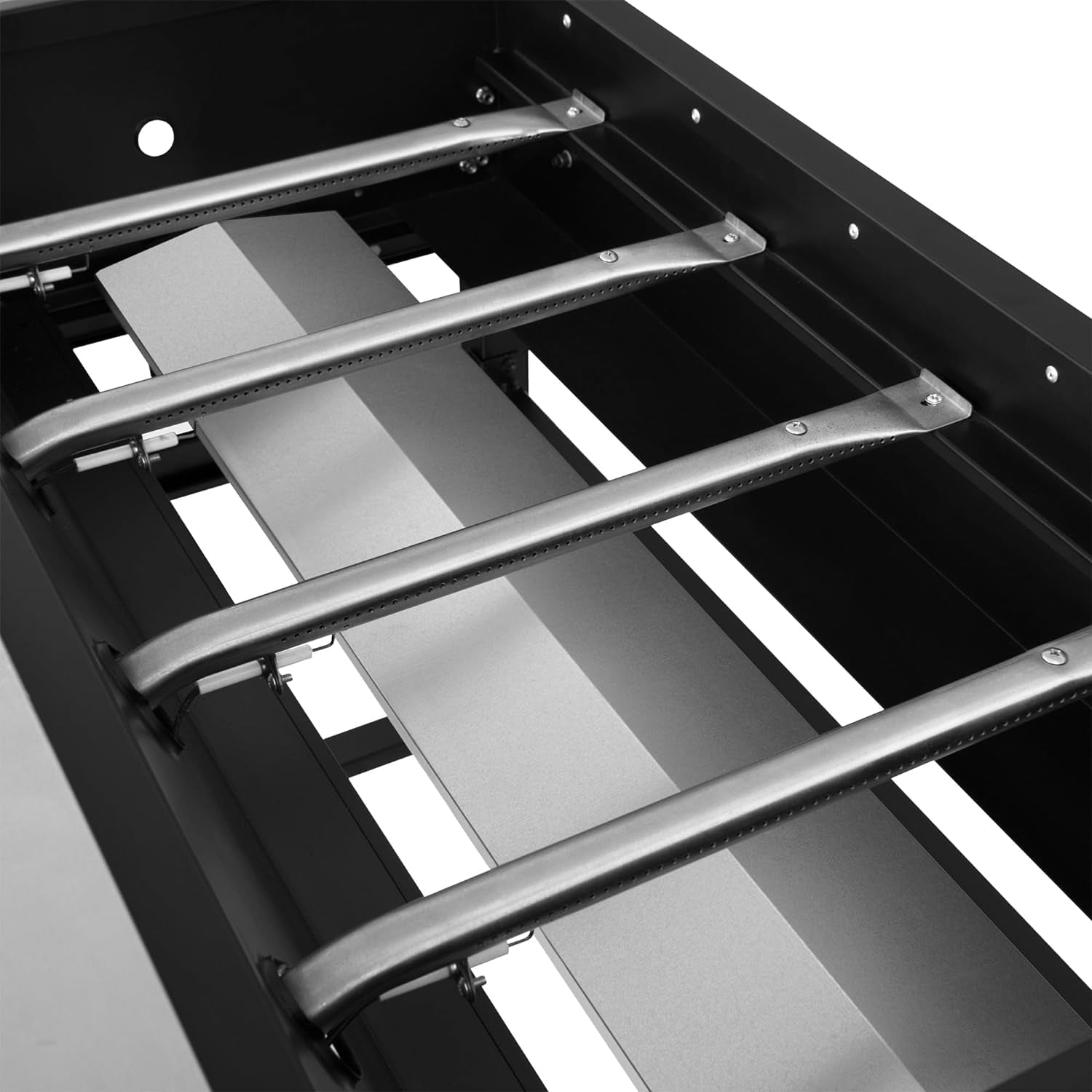 GB4001B 4-Burner Flat Top Gas Grill 52000-BTU Propane Fueled Professional Outdoor Griddle 36Inch Backyard Cooking with Side Table. Black - Image 12