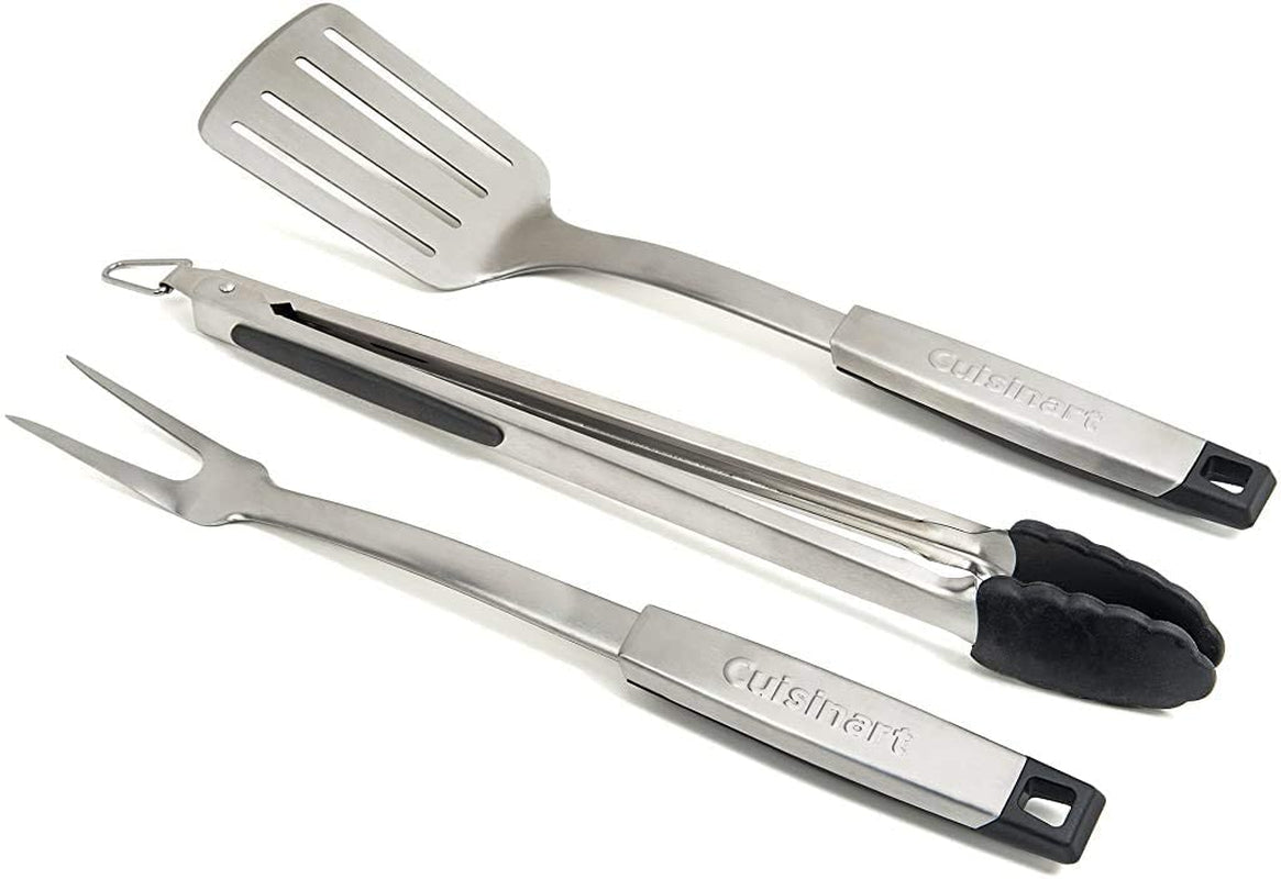 CGS-333 Professional Grill Tool Set (3-Piece).Black and Stainless Steel