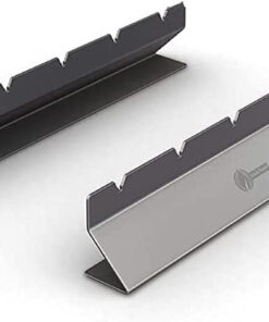 Cave Tools Kebob Rack for Shish Kebab Skewers - Stainless Steel Build Compatible with Wood. Round. Metal. Flat or Bamboo Skewers - BBQ Grilling Accessories