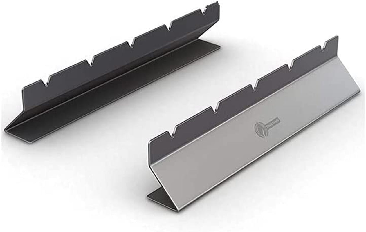 Cave Tools Kebob Rack for Shish Kebab Skewers - Stainless Steel Build Compatible with Wood. Round. Metal. Flat or Bamboo Skewers - BBQ Grilling Accessories