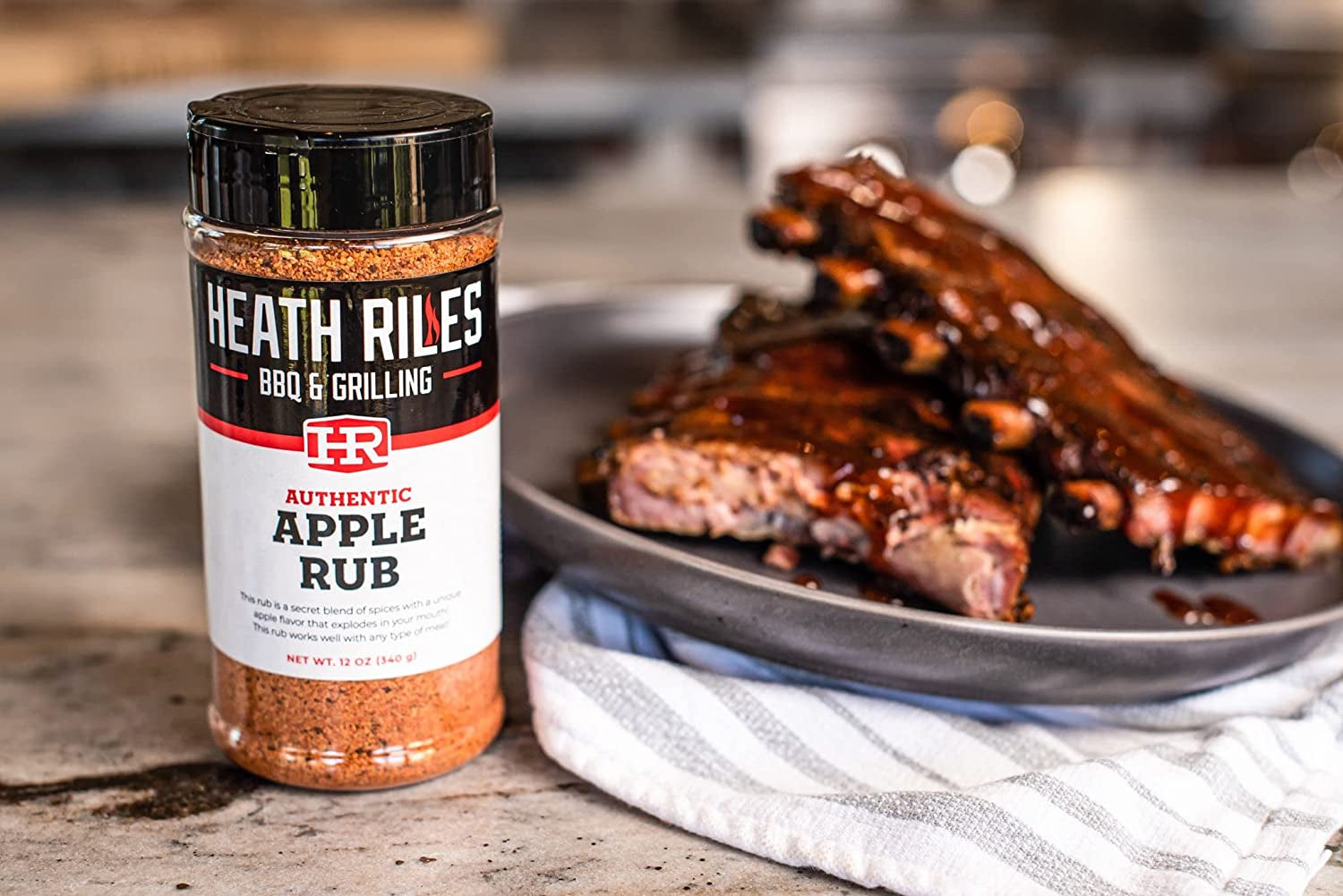 Heath Riles Apple. Cherry and Pecan Rub Seasonings Bundle - Image 2