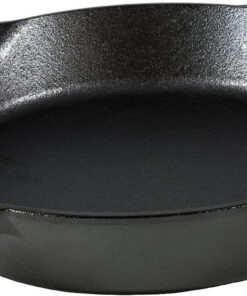 Lodge 12 Inch Pre-Seasoned Cast Iron Skillet - Dual Assist Handles - Use in the Oven. on the Stove. on the Grill. or over a Campfire - Black