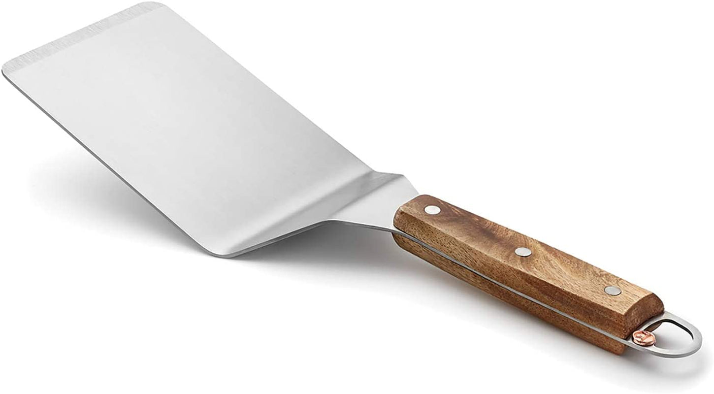 Outset Heavy Duty Grill and Griddle Spatula. 14.25-Inch. Metallic