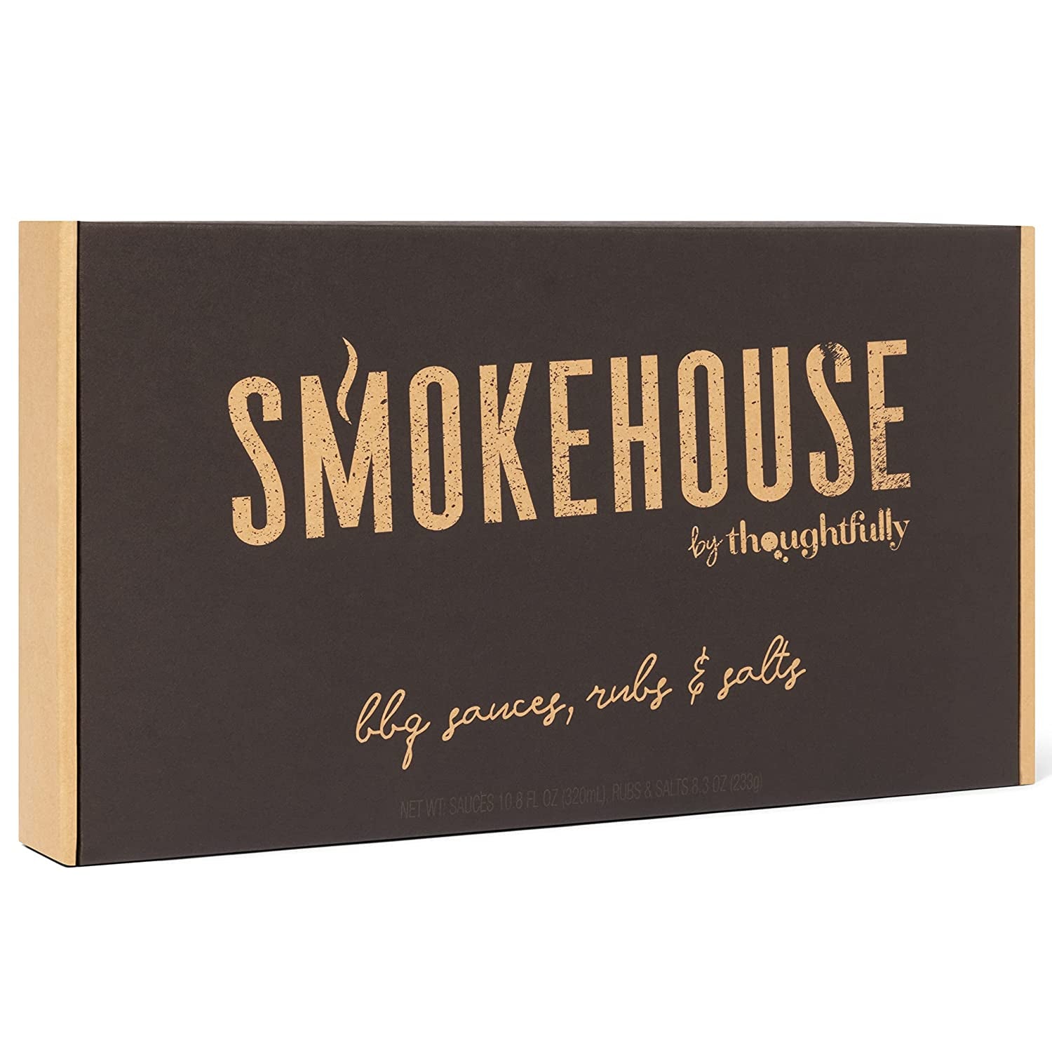 Smokehouse by Thoughtfully. Ultimate BBQ Sampler Set. Vegan and Vegetarian. Includes a Variety of Flavorful USA Made BBQ Sauces. Rubs. and Salts for Smoking and Grilling in Sample Size Glass Bottles - Image 5
