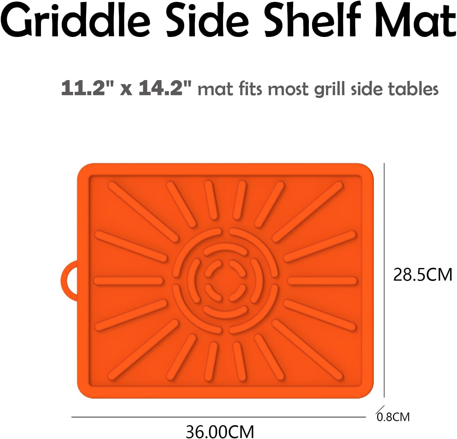 Grill Mat. Side Shelf Mat for Blackstone. Silicone Grill Pad for Outdoor Grill Kitchen Counter. Food Grade Griddle Mat. BBQ Grill Mats. Baking Mats. Grill Prep Trays. Hot Pads - Image 4