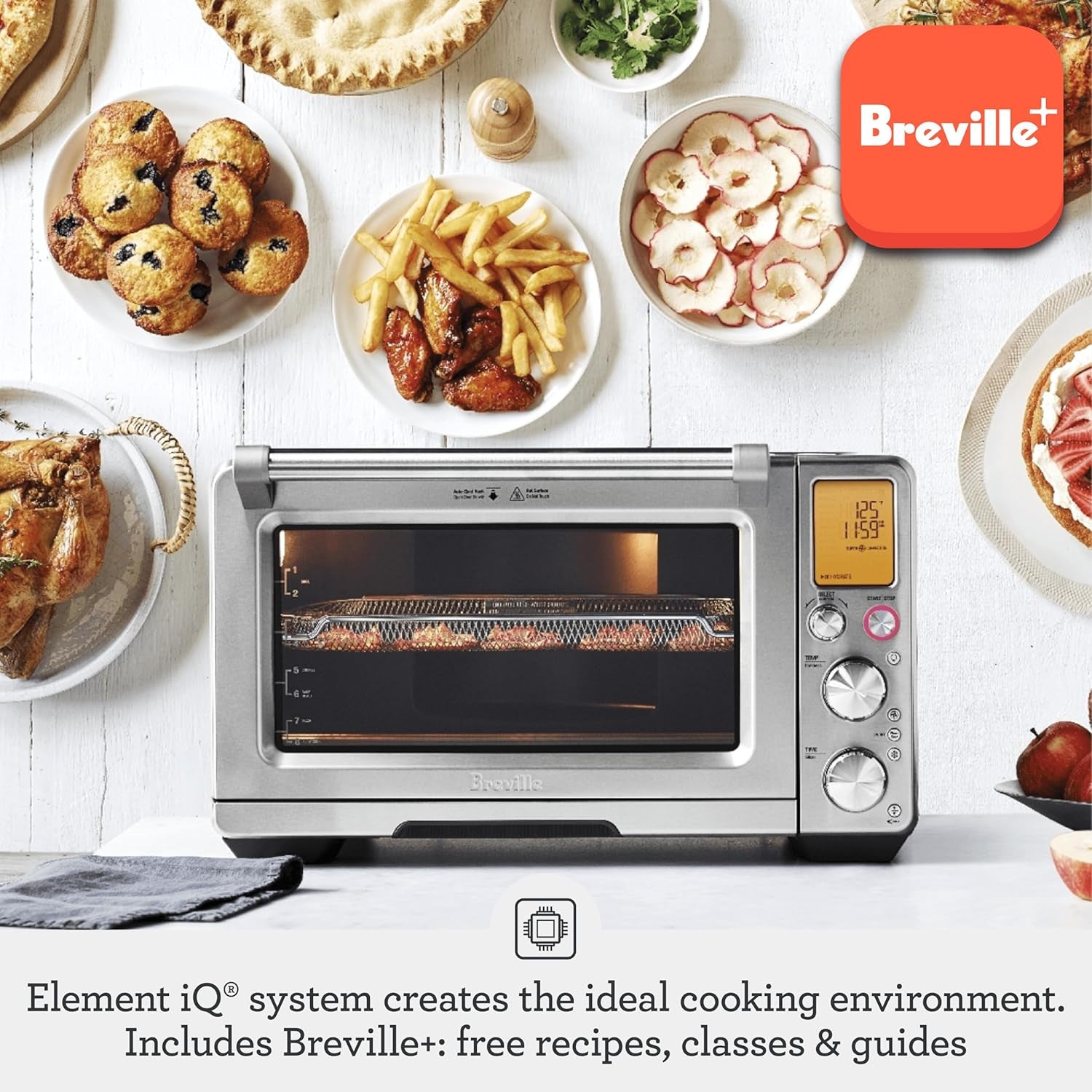Breville BOV900BSS Smart Oven Air Fryer Pro and Convection Oven. Brushed Stainless Steel - Image 2