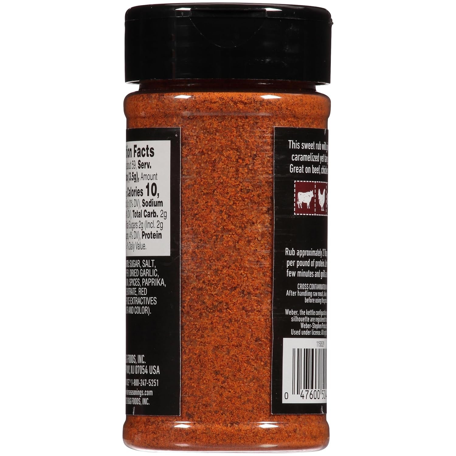 Weber KC BBQ Rub. 7.25 Ounce Shaker - Image 3