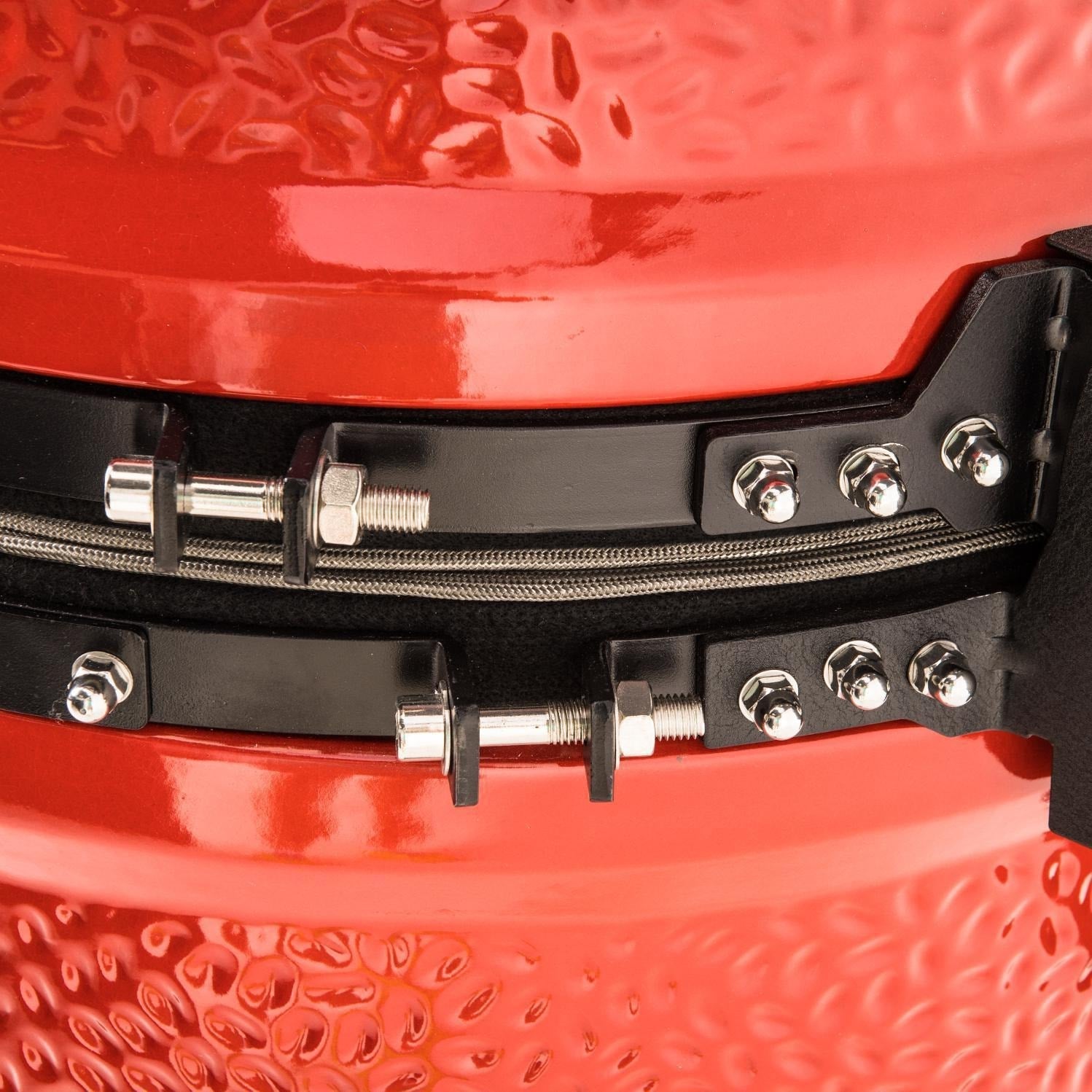 Kamado Joe: Big Joe III w/ Cart. Hyperbolic Insert. Aluminum Side Shelves. Heat Def. D&C. Tools - Image 14