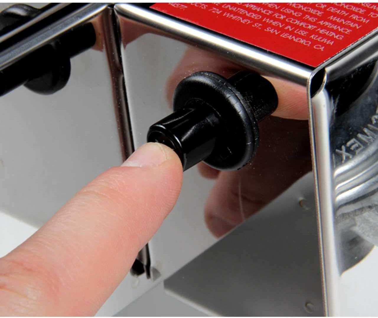 Kuuma Stow N'Go 216 Elite Propane Grill | Features Built-In Thermometer & Push-Button Igniter | Includes Fold Away Legs & Removable Warming Rack | Use as Camping Stove and More (58155) - Image 2