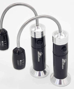 | Magnetic LED Grill Lights – Pack of 2 | Heat Resistant Aluminum | High Powered Magnetic Base | Flexible Gooseneck | Cordless Battery Powered | Camping & Travel Lights | Grill Accessory