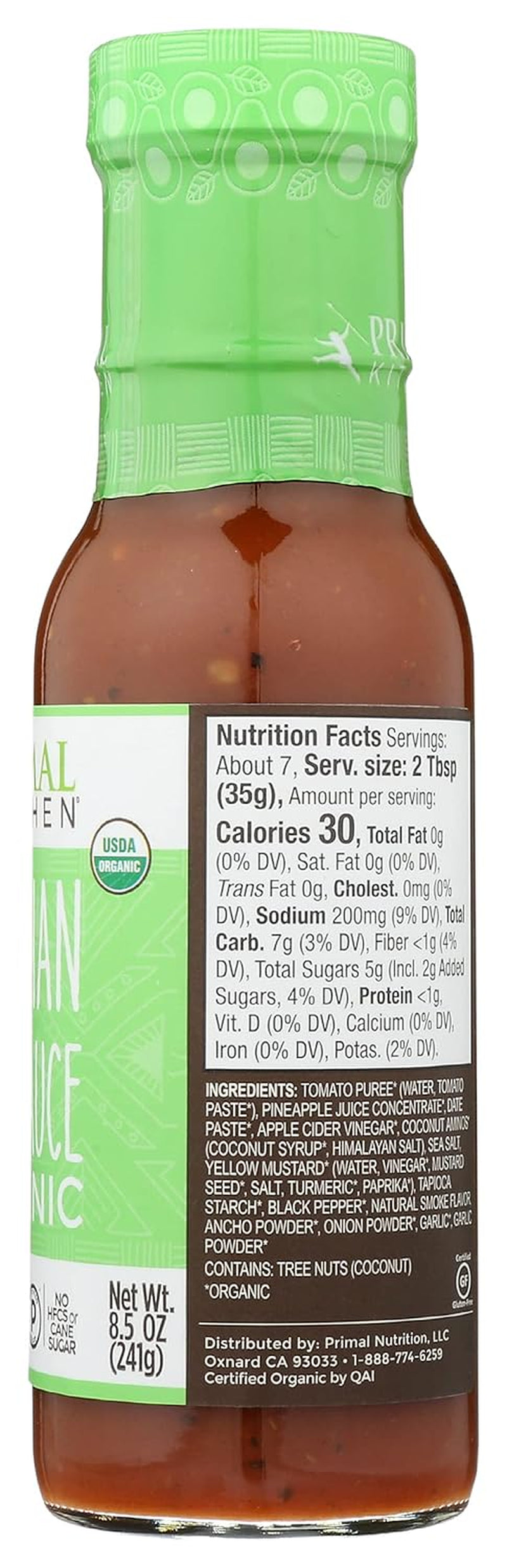 Primal Kitchen Organic Hawaiian Style BBQ Sauce. 8.5 OZ - Image 4